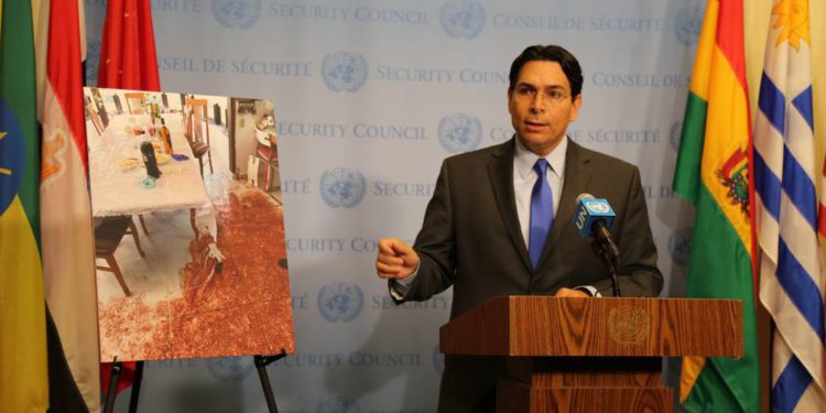 Mensaje de Danny Danon al Consejo de Seguridad de la ONU