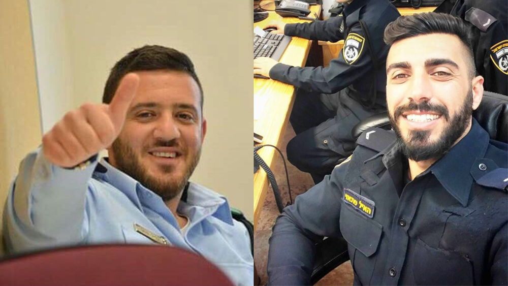 Haiel Sitawe y Kamil Shnaan, los dos policías asesinados por terroristas musulmanes en el Monte del Templo