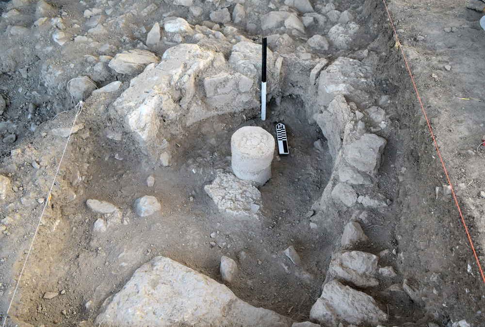 Arqueología: el horno en la casa del alfarero de Shijin (Foto: Steven Meigs)