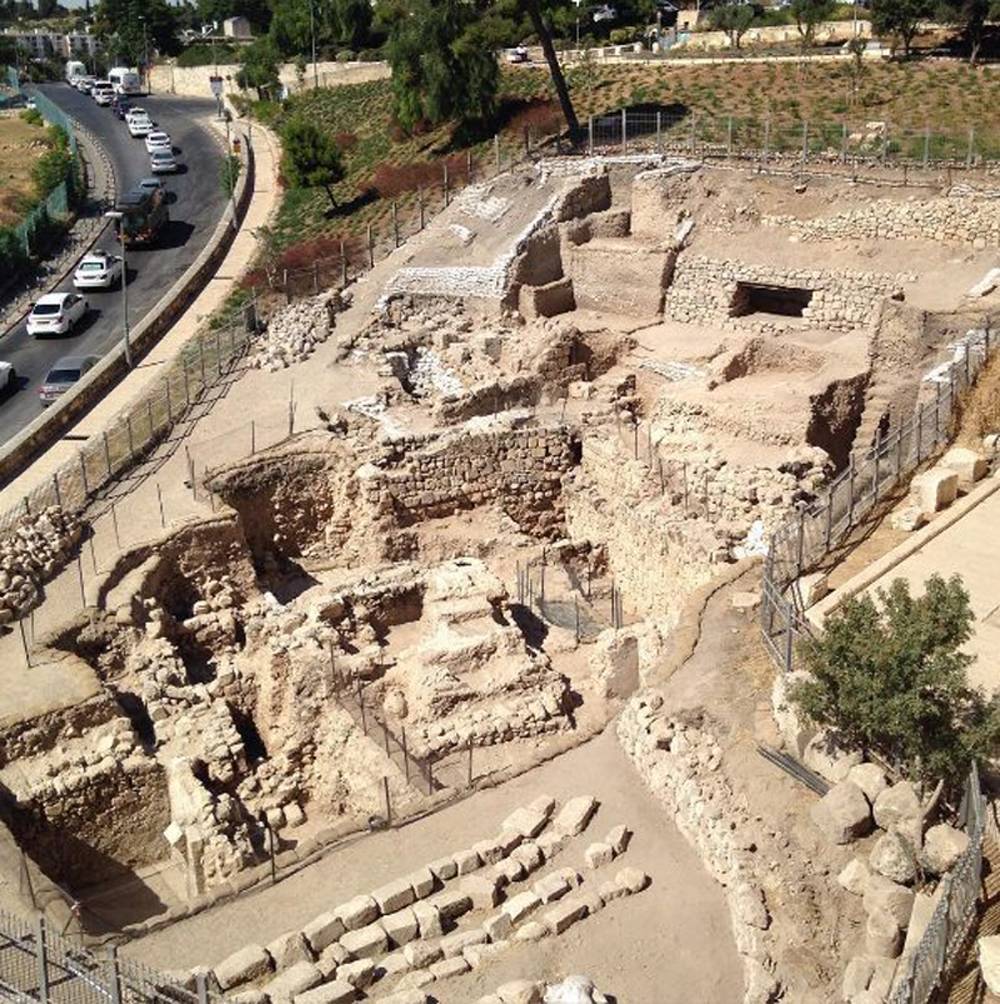 Vista desde los muros de la Ciudad Vieja de Jerusalén del lugar del hallazgo (Foto: Joel Kramer)