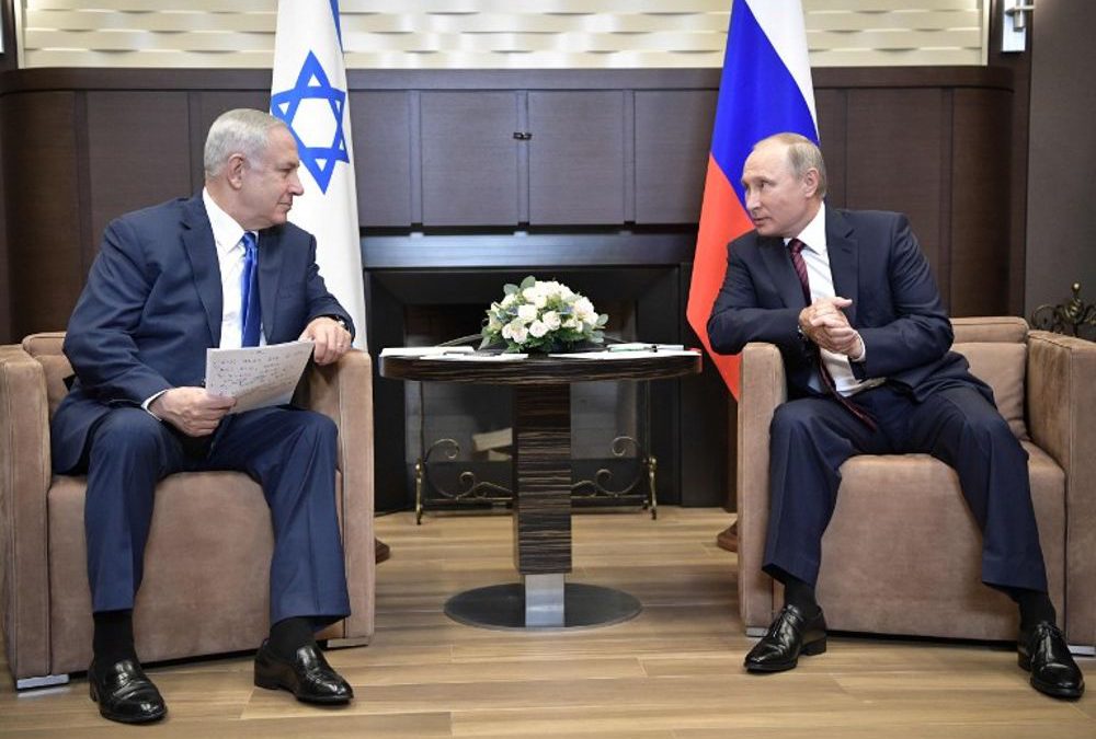 Netanyahu a Putin: Israel actuará contra Irán en Siria