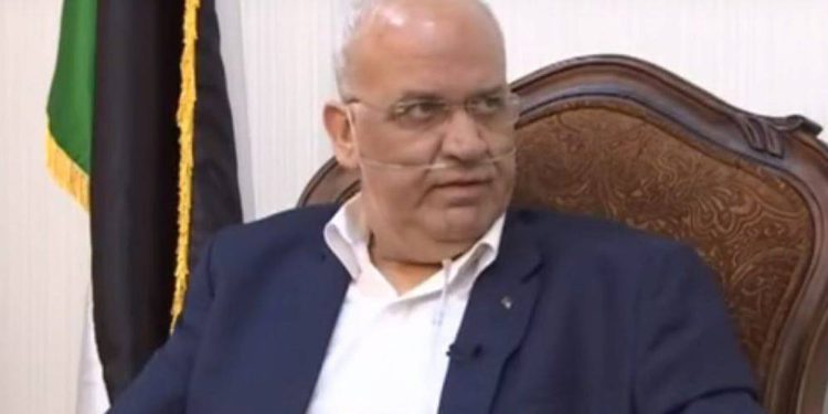 Saeb Erekat, alto funcionaaio de la Autoridad Palestina en Washington por trasplante de pulmón