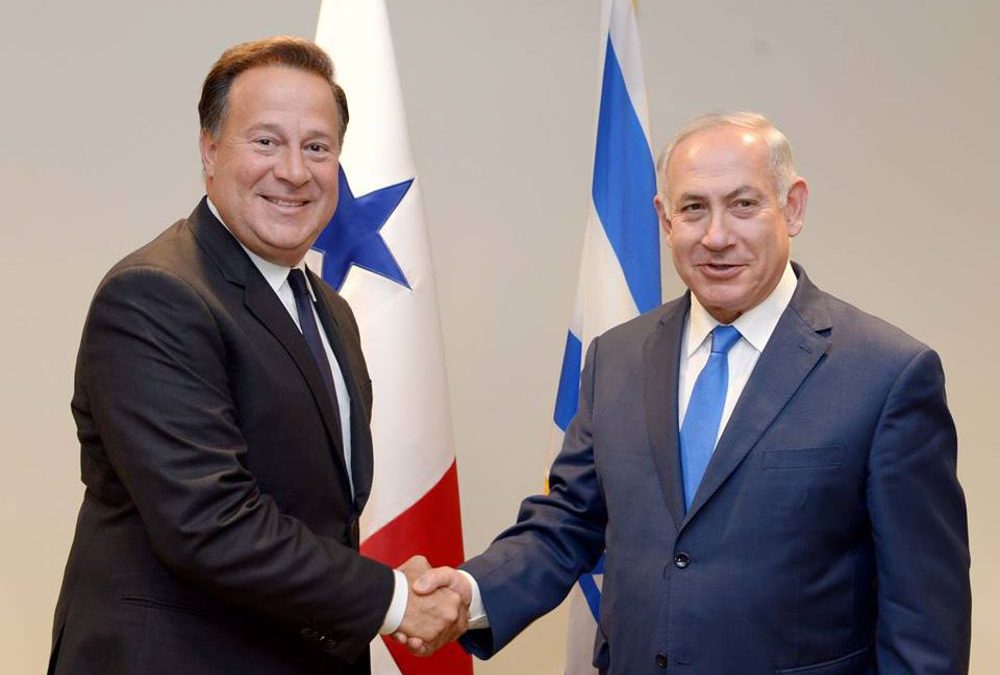 Netanyahu y Varela hablan del Tratado de Libre Comercio entre Israel y Panamá