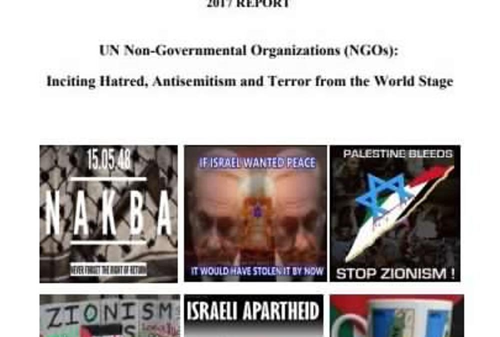 Denuncian que la ONU promueve grupos antisemitas y terroristas