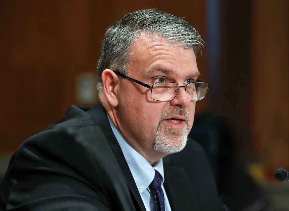 Nicholas Rasmussen, director del Centro Nacional de Contraterrorismo (NCTC), testifica ante el Comité Senatorial de Seguridad Nacional y Asuntos Gubernamentales en el Capitolio en Washington, miércoles, 27 de septiembre de 2017 (AP Foto / Pablo Martínez Monsiváis)