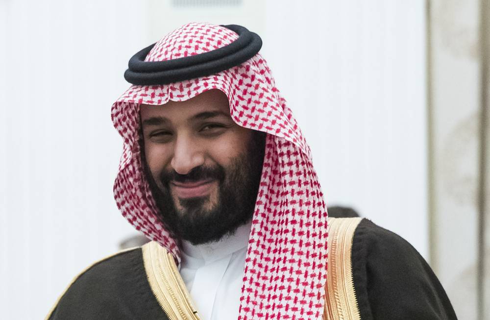 El Príncipe Heredero de Arabia y el Ministro de Defensa Mohammed bin Salman en el Kremlin de Moscú, Rusia, 30 de mayo de 2017. (AP Photo / Pavel Golovkin, pool, File)