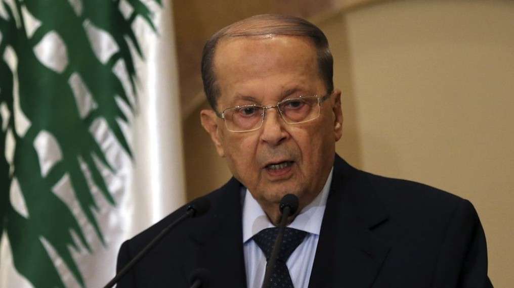 Michel Aoun habla con los periodistas el 20 de octubre de 2016. (AP Photo / Hussein Malla, Archivo)