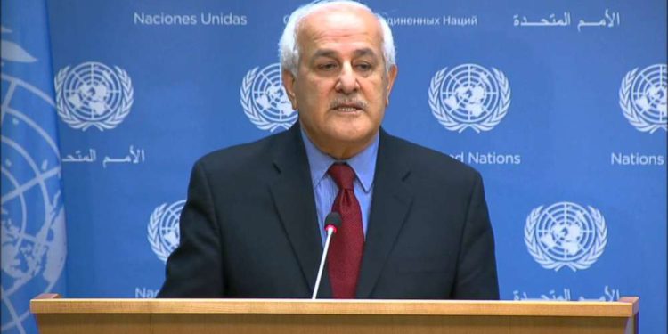 Enviado de la Autoridad Palestina insta a la ONU a condenar “la agresión de Israel en Gaza”
