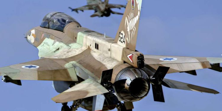 Ataque con cohetes desde Gaza, FDI contraataca