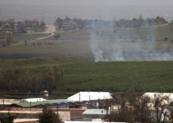 Mortero proveniente de Siria impacto en las Alturas del Golán
