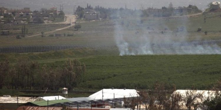 Mortero proveniente de Siria impacto en las Alturas del Golán