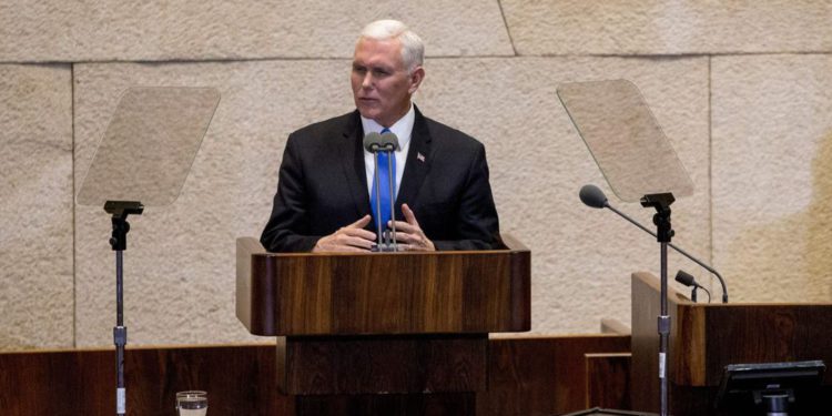 Texto completo: Discurso del Vicepresidente estadounidense Mike Pence en la Knesset de Israel