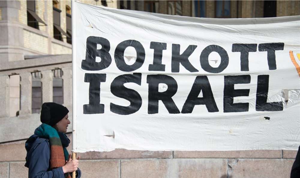 Los manifestantes noruegos fomentan el boicot a Israel (ilustrativo) iStock