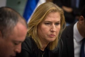 MK Tzipi Livni de Unión sionista en una reunión del partido en la Knesset el 16 de enero de 2017. (Hadas Parush / Flash 90)