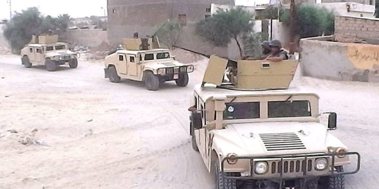 Tropas egipcias en el Sinaí Foto: Fuerzas Armadas de Egipto vía Facebook