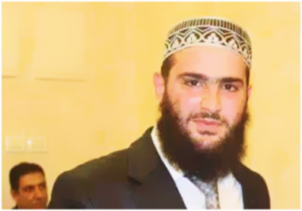 El terrorista musulmán Abd al-Rahman Bani Fadel.