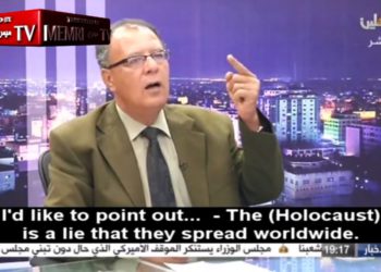 Analista de TV palestino niega el Holocausto