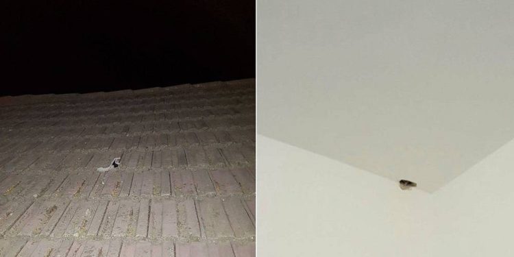 Bala disparada desde Gaza golpea casa de familia israelí