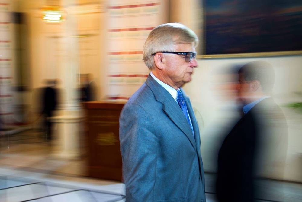 Embajador de Rusia en el Líbano Alexander Zasypkin en Beirut, Líbano, 16 de mayo de 2016. (Hassan Ammar / AP)