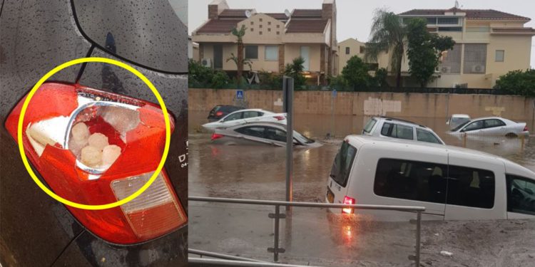 Tormenta de granizo e inundaciones en Israel deja dos muertos