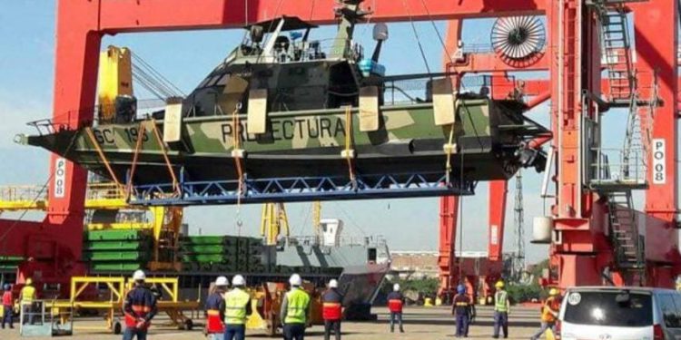 Llegaron las lanchas Shaldag MK II israelíes a la Argentina