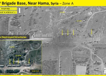 Satélite capta destrucción en base de Irán en Siria después de presunto ataque israelí