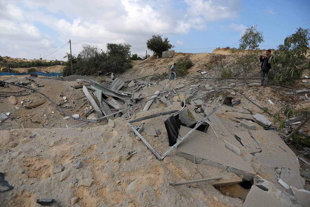 Fotos de los daños causados por los ataques de las FDI en la Franja de Gaza