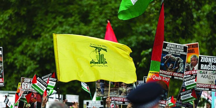 Banderas de Hezbolá ondearán sin impedimentos en marcha contra Israel en Londres