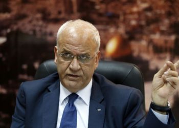 Erekat: “la administración Trump nos ve como terroristas”