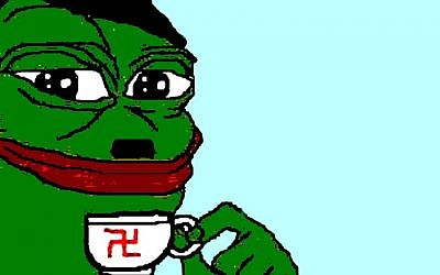 Pepe the Frog, un meme de Internet, se ha convertido en un símbolo del alt-right. (Twitter / Lior Zaltzman)