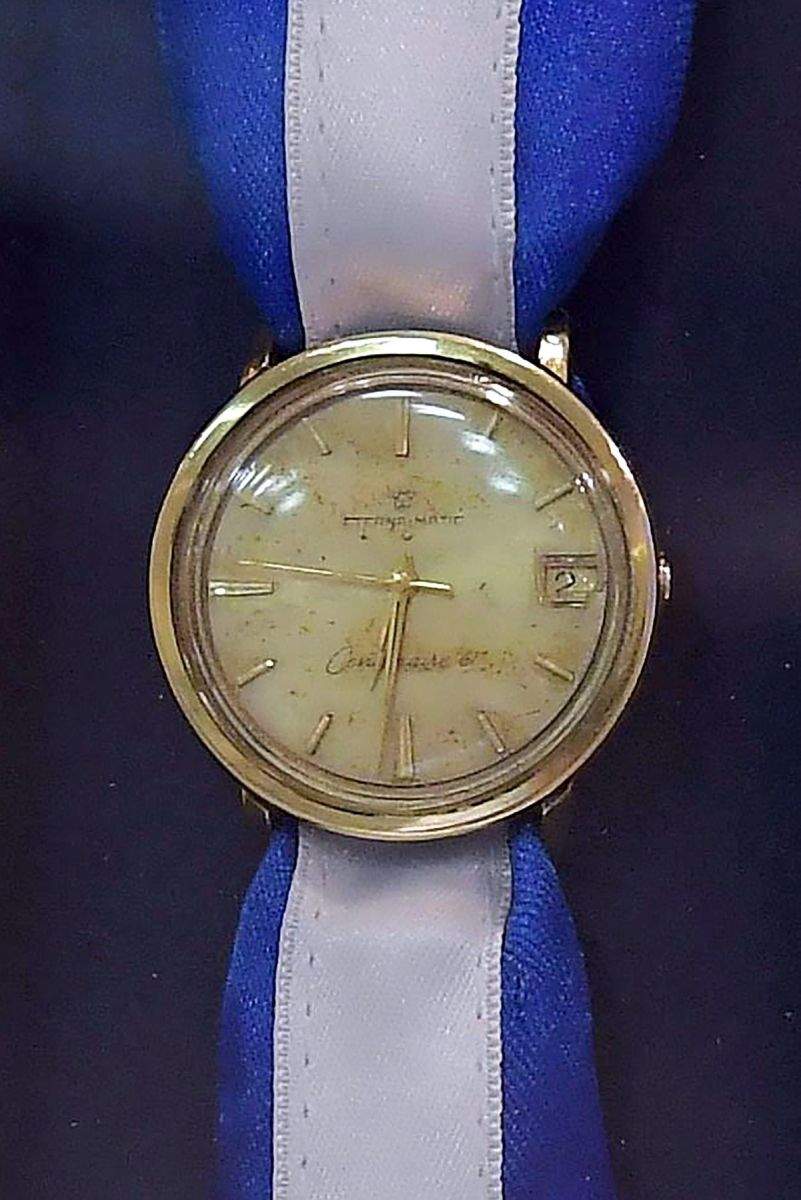 El reloj de Eli Cohen quedó en manos de alguien que participó de su juicio. En los 50 años que pasaron perdió la correa. (Amos Ben Gershom/Laam/Gobierno de Israel)