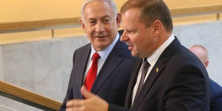 Después de reunirse con Netanyahu, líder de Lituania propone lazos más estrechos con la Unión Europea