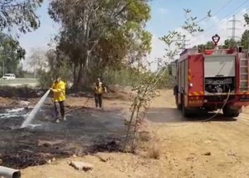 Globos incendiarios causan tres nuevos incendios en el Sur de Israel