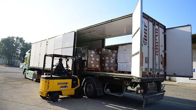 Cruce de Kerem Shalom (Foto: Unidad del Portavoz de las FDI)
