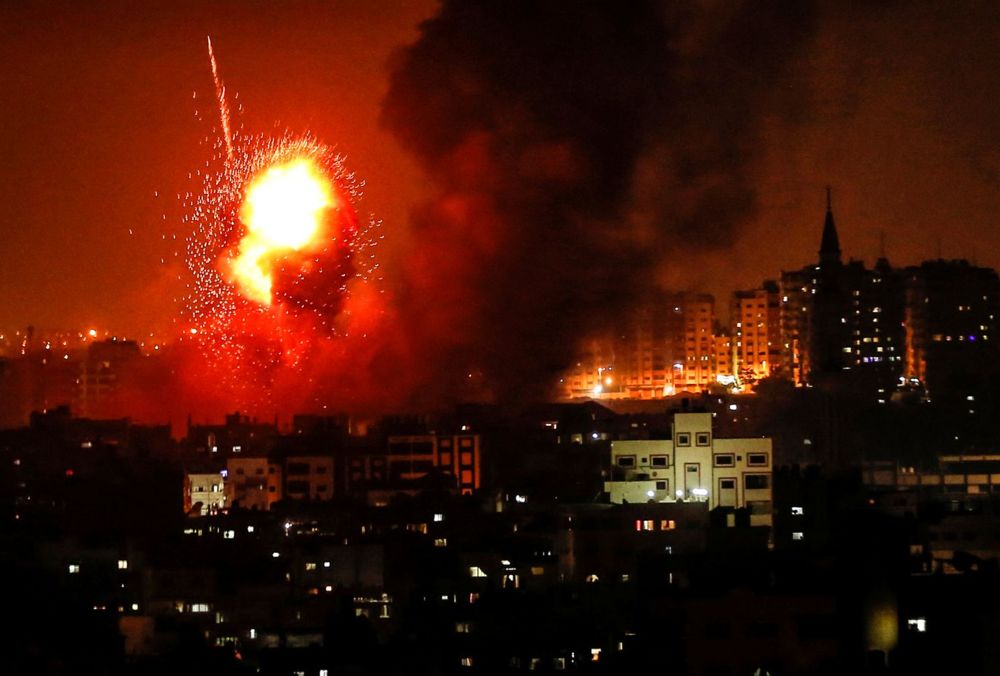 70 cohetes disparados desde Gaza hacia el sur de Israel