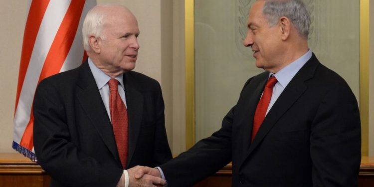 Netanyahu rinde homenaje a McCain como patriota estadounidense y verdadero amigo de Israel
