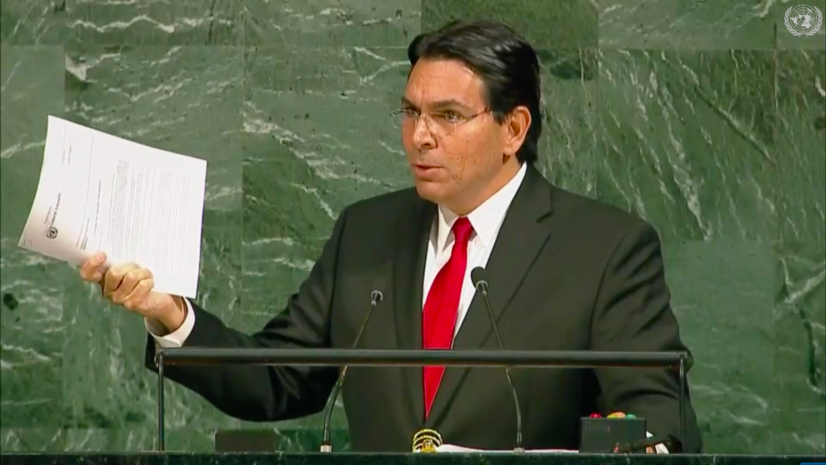 Danon al jefe de la ONU: Gaza debe ser protegida de Hamas, no de Israel