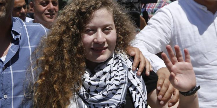 Violenta árabe Ahed Tamimi agradece al líder del grupo terrorista Hezbolá