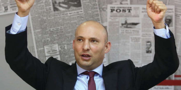 NAFTALI BENNETT. (Crédito de la foto: MARC ISRAEL SELLEM / THE JERUSALEM POST)