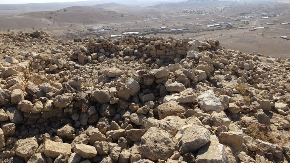 Una estructura doméstica en el sitio de Uja el-Foqa, cerca de Khirbet el-Mastarah El Proyecto de Excavación del Valle del Jordán