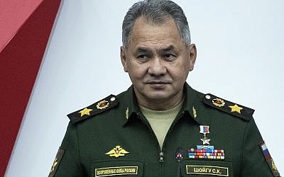 El ministro de Defensa ruso, Sergei Shoigu. (AP Photo / Pavel Golovkin)