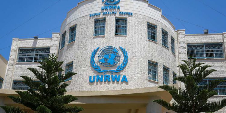 Vista del edificio de la Agencia de Obras Públicas y Socorro de las Naciones Unidas (UNRWA) en Rafah al sur de la Franja de Gaza, 26 de julio de 2018. Foto de Abed Rahim Khatib / Flash 90.