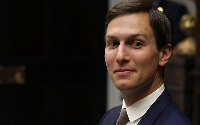 Jared Kushner en una reunión de la Casa Blanca con el presidente estadounidense Donald Trump, el 11 de enero de 2018. (Mark Wilson / Getty Images)