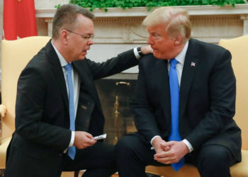 Pastor Andrew Brunson se reúne con Donald Trump en la Casa Blanca