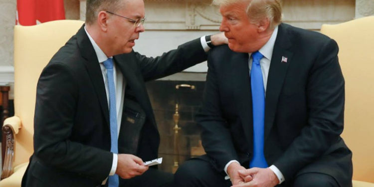 Pastor Andrew Brunson se reúne con Donald Trump en la Casa Blanca