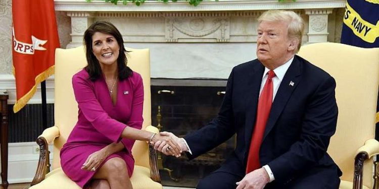 En movimiento sorpresivo, Nikki Haley renuncia como embajadora de Estados Unidos ante la ONU