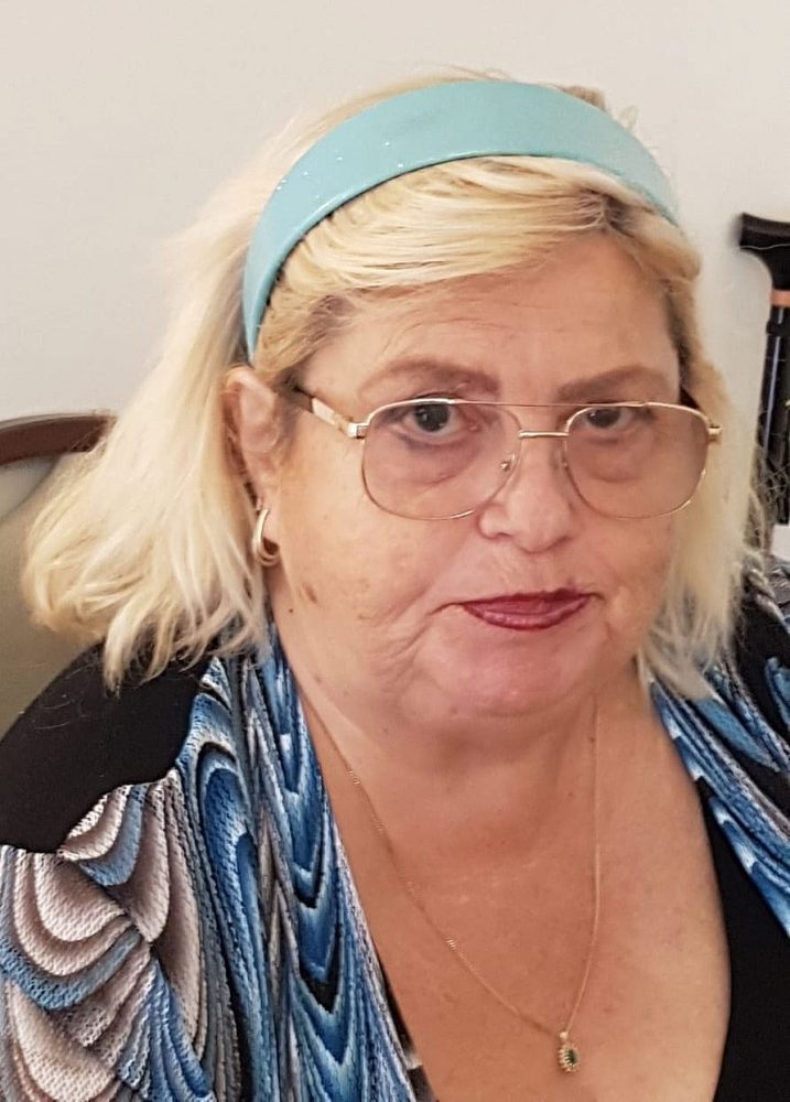 Ethel Abramovitch, originalmente de Ucrania y ahora vive en Jerusalén. Crédito: Shay Vizel.
