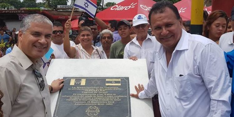 Alcaldes de Guatemala nombran calles: “Jerusalem la capital de Israel”