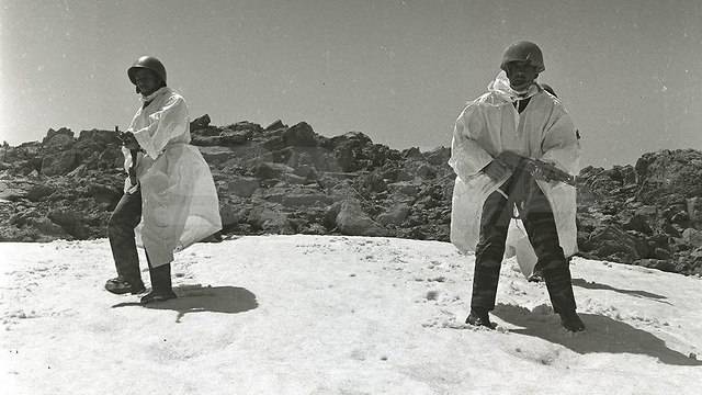 Una de las imágenes publicadas bajo el título “Monte Hermon: testigo de los triunfos del ejército sirio”