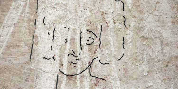 La imagen del rostro de Jesús en la iglesia de Negev, es una de las más antiguas de Israel